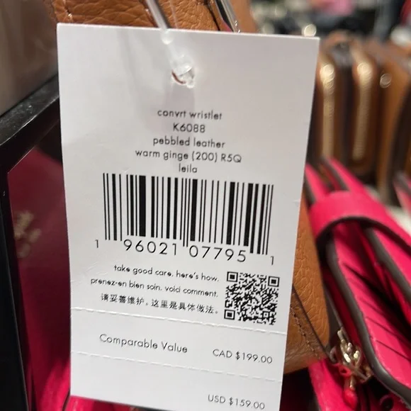 Kate Spade Leila Pebble Leather Convertible Wristlet Wallet Clutch - Picture 5 of 16